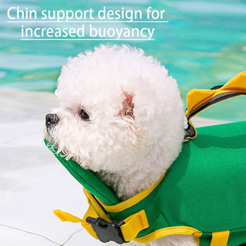 Γιλέκο κολύμβησης για σκύλο Χαριτωμένο γιλέκο σωσίβιο σκύλου για επίπλευση Ripstop γιλέκο ασφαλείας για κολύμβηση αντανακλαστικό μαγιό σκύλου
