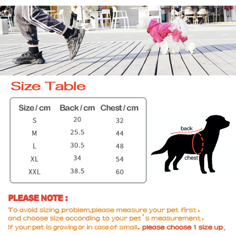 Pelernă de ploaie pentru câini de companie Haine cu glugă Jachetă reflectorizantă impermeabilă Jumpsiut Haine de modă în aer liber, respirabilă, pentru câini de talie mică, mijlocie