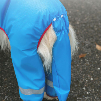 Αδιάβροχο παλτό για μεγάλους σκύλους κατοικίδιων ζώων Αδιάβροχη φόρμα βροχής για μεγάλα μεσαία μικρά σκυλιά Golden Retriever Παλτό για ρούχα για κατοικίδια εξωτερικού χώρου