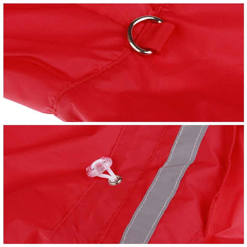 Pláštenka pre domáce zvieratá, mačky a psov, reflexná, s kapucňou, šteňa, pršiplášť, vonkajšie oblečenie pre domáce zvieratá s kapucňou, vetruodolný dizajn, nepremokavý kabát