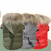 Šunims Striukė Drabužiai šunims Katėms Žieminiai Kombinezonai Naminiai gyvūnai Audiniai Šuniukai Lieknos liemenės Kostiumai Neperšlampami Šilti Drabužiai šuniui Mieli