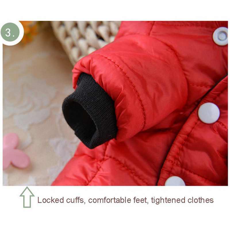 Šunims Striukė Drabužiai šunims Katėms Žieminiai Kombinezonai Naminiai gyvūnai Audiniai Šuniukai Lieknos liemenės Kostiumai Neperšlampami Šilti Drabužiai šuniui Mieli