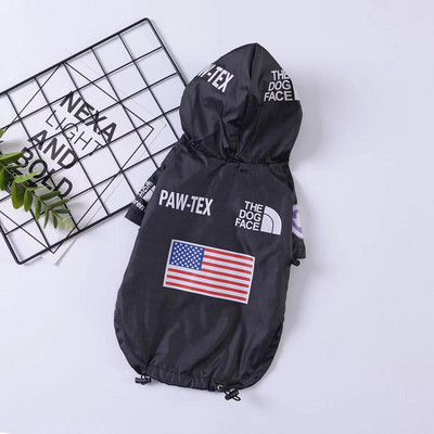 Moodne lemmikloomade koerte vihmamantel koerte riietele Veekindlad prantsuse buldogi riided koertele vihmariided kapuuts Hingav kutsika lemmikloomariided