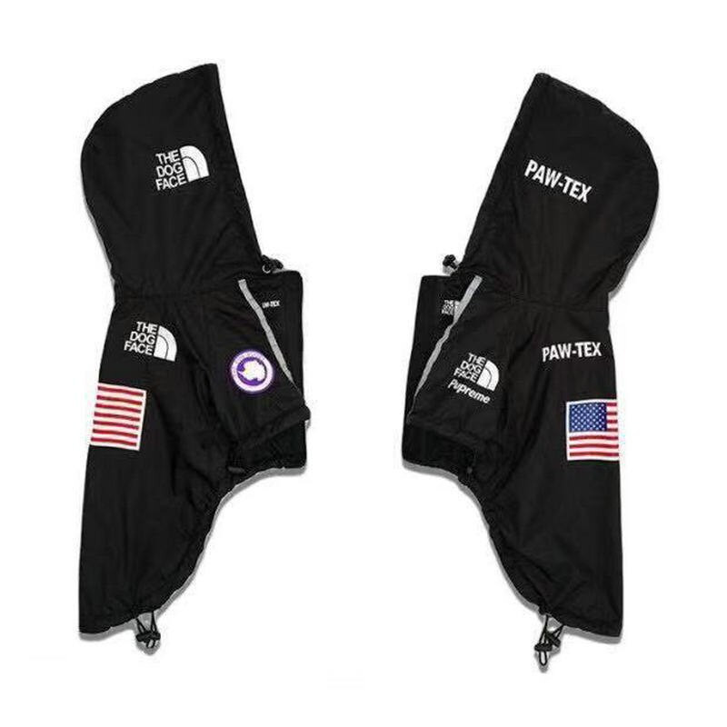 Moodne lemmikloomade koerte vihmamantel koerte riietele Veekindlad prantsuse buldogi riided koertele vihmariided kapuuts Hingav kutsika lemmikloomariided