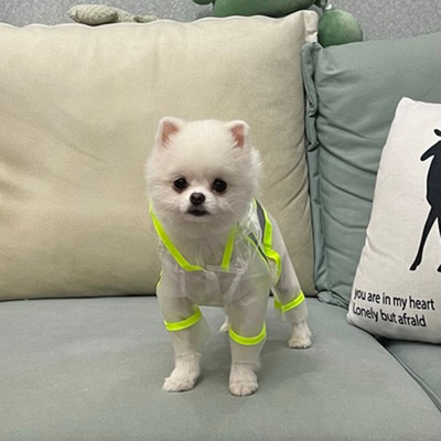 Pelenă de ploaie pentru câini, cu patru picioare, rezistentă la apă, chihuahua Yorkshire, cățeluș, animale de companie, pentru zile ploioase, artefact, haine poncho