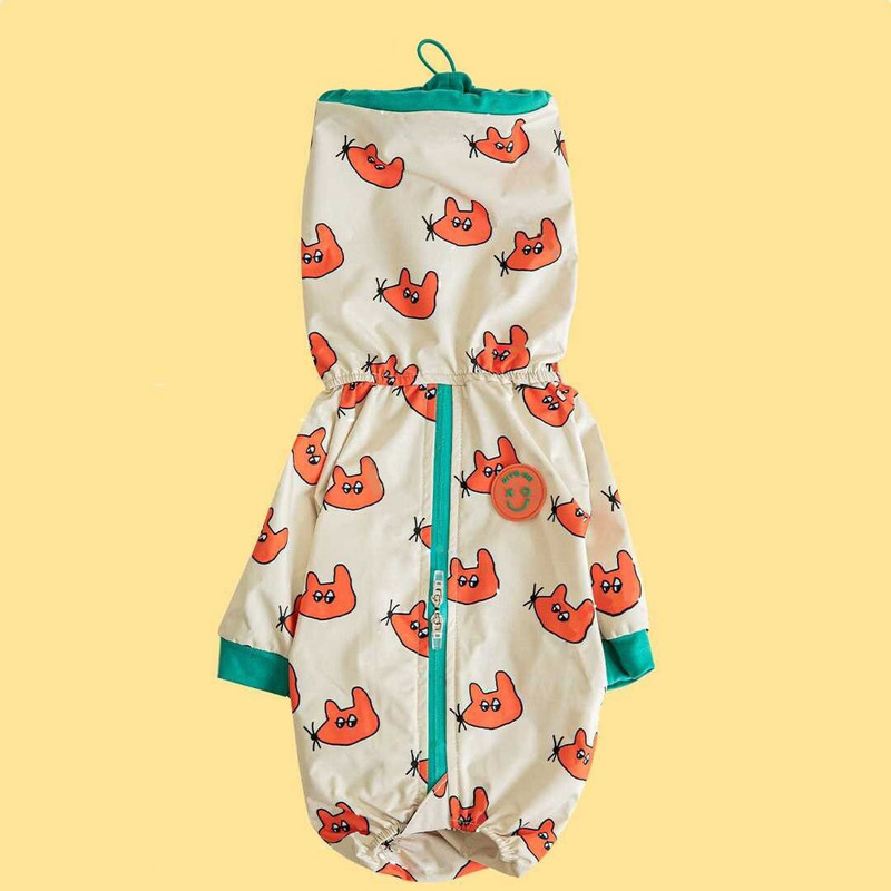 Psí pršiplášť Oblečenie Šteniatko Príležitostný mačací pršiplášť Nepremokavá bunda Vonkajšie oblečenie do pršiplášťa s kapucňou Overal Chovateľské potreby