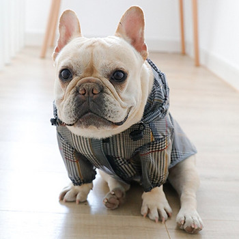 Αδιάβροχο σκύλου για γαλλικό μπουλντόγκ κατοικίδιο σκύλο Αδιάβροχα ρούχα για μικρά σκυλιά Ρούχα κατοικίδιων ζώων Chihuahua Hoodies Yorkshire Pug Στολή