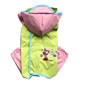 Lemmikloomakoerte vihmamantel kombinesoonide mantel väikestele keskmistele koertele veekindlad riided kutsikas eemaldatav kapuutsiga vihmamantel Puudel mops