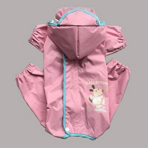 Lemmikloomakoerte vihmamantel kombinesoonide mantel väikestele keskmistele koertele veekindlad riided kutsikas eemaldatav kapuutsiga vihmamantel Puudel mops