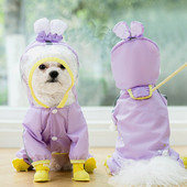 slatki print Kabanica za pse Reflektirajuća kabanica za pse Vodootporna odjeća Pelerina za kišu Proizvodi za kućne ljubimce za male velike pse