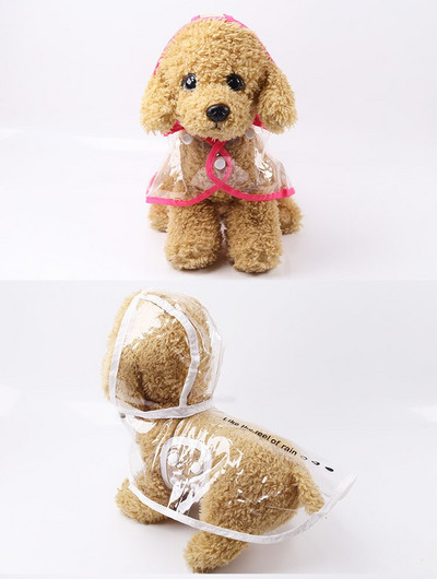 XS-2XL Дъждобран за кучета, отразяващ за малки, големи домашни любимци, дъждобран Модни водоустойчиви външни дишащи дрехи за кученца Доставчик