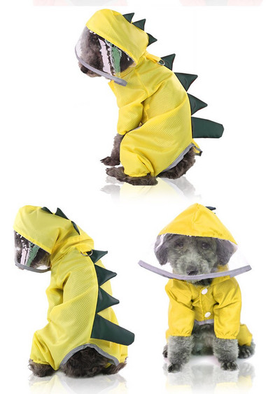 XS-2XL Дъждобран за кучета, отразяващ за малки, големи домашни любимци, дъждобран Модни водоустойчиви външни дишащи дрехи за кученца Доставчик