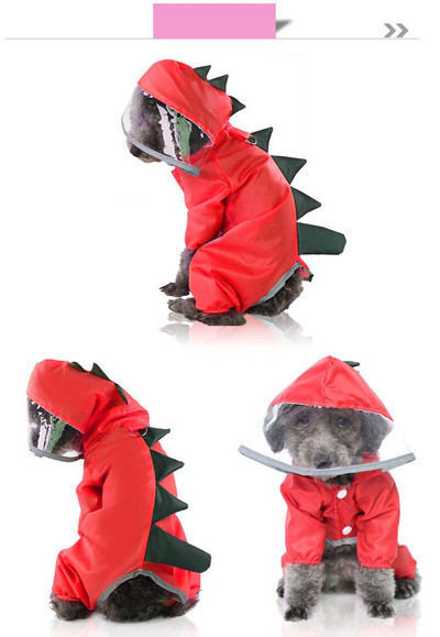 XS-2XL Дъждобран за кучета, отразяващ за малки, големи домашни любимци, дъждобран Модни водоустойчиви външни дишащи дрехи за кученца Доставчик