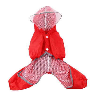 Pelernă de ploaie impermeabilă pentru câini, salopetă reflectorizată în formă de dinozaur, haină de ploaie pentru câini, în aer liber, jachetă pentru câini de talie mică, pisici, articole pentru animale de companie