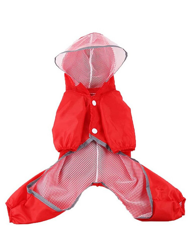 Pelernă de ploaie impermeabilă pentru câini, salopetă reflectorizată în formă de dinozaur, haină de ploaie pentru câini, în aer liber, jachetă pentru câini de talie mică, pisici, articole pentru animale de companie