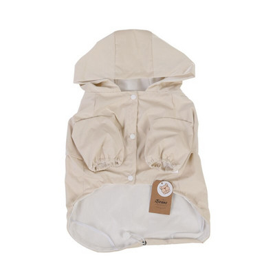 Välitingimustes veekindel kahe jalaga koerte vihmamantel Pu kahekihiline vihma- ja lekkekindel prantsuse buldogi mantel pontšo koerte tarvikud