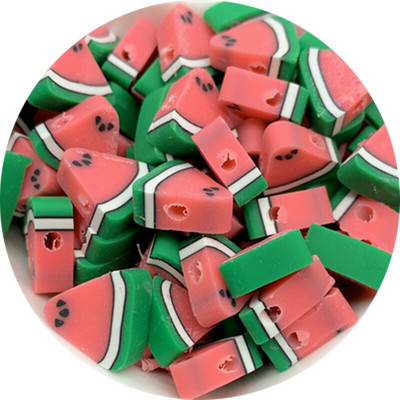 30 ks/sada 10 mm zmiešané farby ovocné hlinené korálky dištančné korálky z polymérovej hliny na výrobu šperkov, DIY ručne vyrobené doplnky