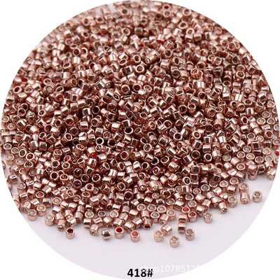 1680 gab Japānas metāla delikateses krelles 11/0 vienotas japāņu stikla sēklu krelles, kas paredzētas DIY rotaslietu izgatavošanai sieviešu apģērbu amatniecības piederumi
