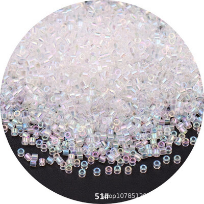 1680 gab Japānas metāla delikateses krelles 11/0 vienotas japāņu stikla sēklu krelles, kas paredzētas DIY rotaslietu izgatavošanai sieviešu apģērbu amatniecības piederumi