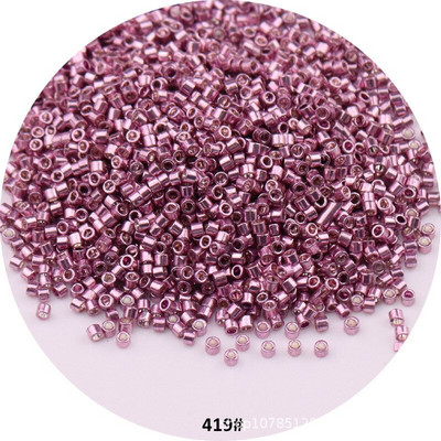 1680 gab Japānas metāla delikateses krelles 11/0 vienotas japāņu stikla sēklu krelles, kas paredzētas DIY rotaslietu izgatavošanai sieviešu apģērbu amatniecības piederumi