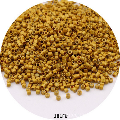 1680 gab Japānas metāla delikateses krelles 11/0 vienotas japāņu stikla sēklu krelles, kas paredzētas DIY rotaslietu izgatavošanai sieviešu apģērbu amatniecības piederumi