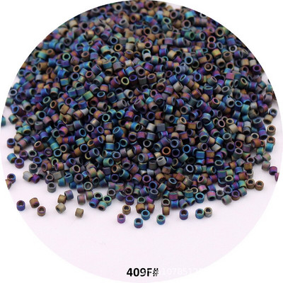 1680 gab Japānas metāla delikateses krelles 11/0 vienotas japāņu stikla sēklu krelles, kas paredzētas DIY rotaslietu izgatavošanai sieviešu apģērbu amatniecības piederumi