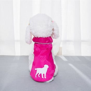Αδιάβροχο αντανακλαστικό παλτό για σκύλους για μικρούς μεσαίους μεγάλους σκύλους Ρούχα αδιάβροχα αντιανεμικά αντηλιακά εξωτερικού χώρου για κατοικίδια