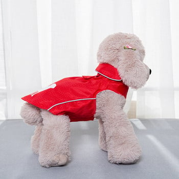 Αδιάβροχο αντανακλαστικό παλτό για σκύλους για μικρούς μεσαίους μεγάλους σκύλους Ρούχα αδιάβροχα αντιανεμικά αντηλιακά εξωτερικού χώρου για κατοικίδια