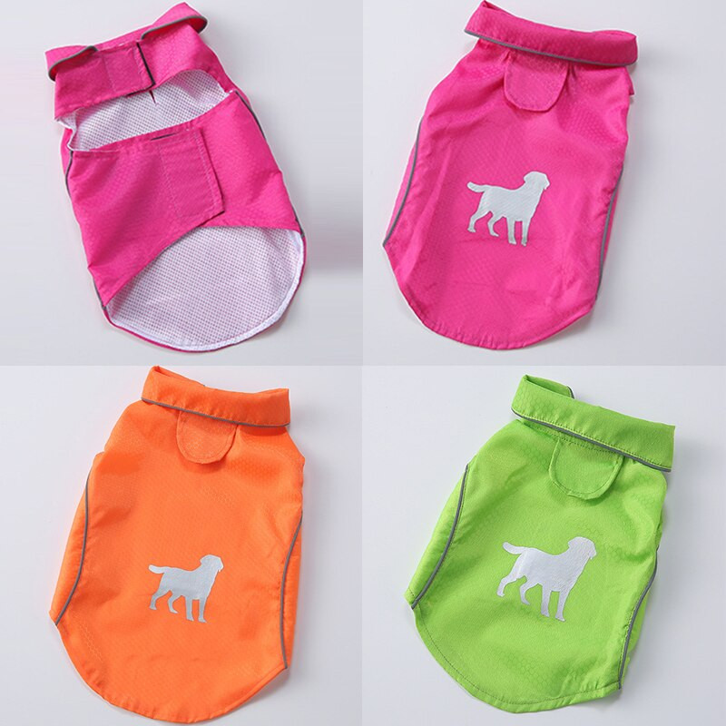 Pláštenka pre domáce zvieratá, reflexná vesta pre psov, bunda, kabát pre malé, stredné a veľké psy, oblečenie, vodeodolné, vetruodolné, vonkajšie, opaľovací krém, kabát pre domáce zvieratá