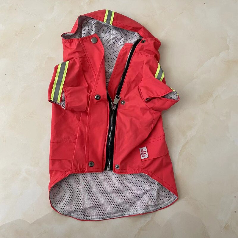 Prancūzų buldogo lietpaltis Mopso šuns drabužiai Anglų buldogo pitbulterjero amerikiečių buldogo pitbulo drabužiai vandeniui atsparūs paltai