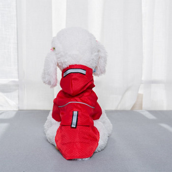 Ρούχα για σκύλους χειμερινά αδιάβροχα σε παλτό σκυλιών Μπουφάν Puppy Rainwear Αδιάβροχο μασίφ Pet Hooded για μικρά μεσαία μεγάλα σκυλιά κατοικίδιων ζώων