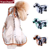 Veekindlad riided koertele Vihmamantel Läbipaistev vihmamantel Riided vihmasajuvale koerale Koerariided Koerte rõivad Yorki Chihuahua