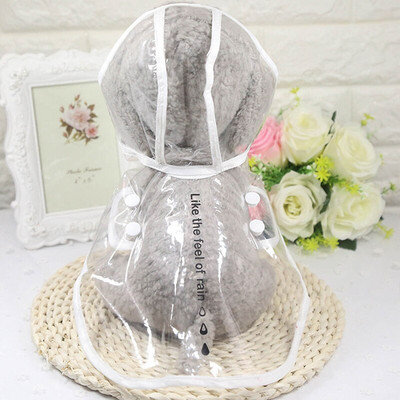 Veekindlad riided koertele Vihmamantel Läbipaistev vihmamantel Riided vihmasajuvale koerale Koerariided Koerte rõivad Yorki Chihuahua