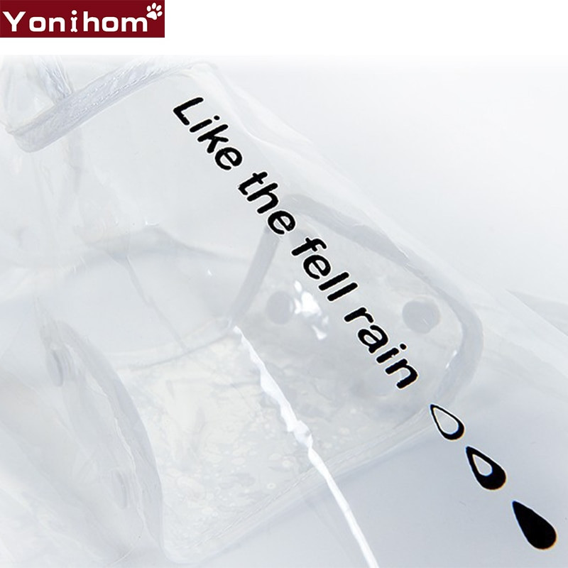 Veekindlad riided koertele Vihmamantel Läbipaistev vihmamantel Riided vihmasajuvale koerale Koerariided Koerte rõivad Yorki Chihuahua