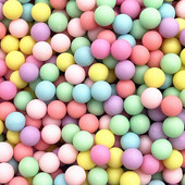 100 vnt / siunta 6 mm apvalūs kelių spalvų be skylučių akriliniai matiniai karoliukai laisvi karoliukai, skirti „pasidaryk pats“ iškarpų albumo dekoravimui amatų kūrimui