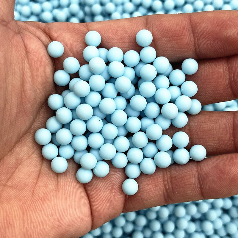 100 vnt / siunta 6 mm apvalūs kelių spalvų be skylučių akriliniai matiniai karoliukai laisvi karoliukai, skirti „pasidaryk pats“ iškarpų albumo dekoravimui amatų kūrimui