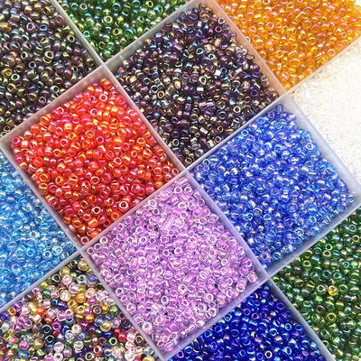 New 15g/lot 2mm 3mm 4mm Colourful Series Charm Czech Glass Seed Beads for Jewelry Making DIY Bracelet Beads Accessories