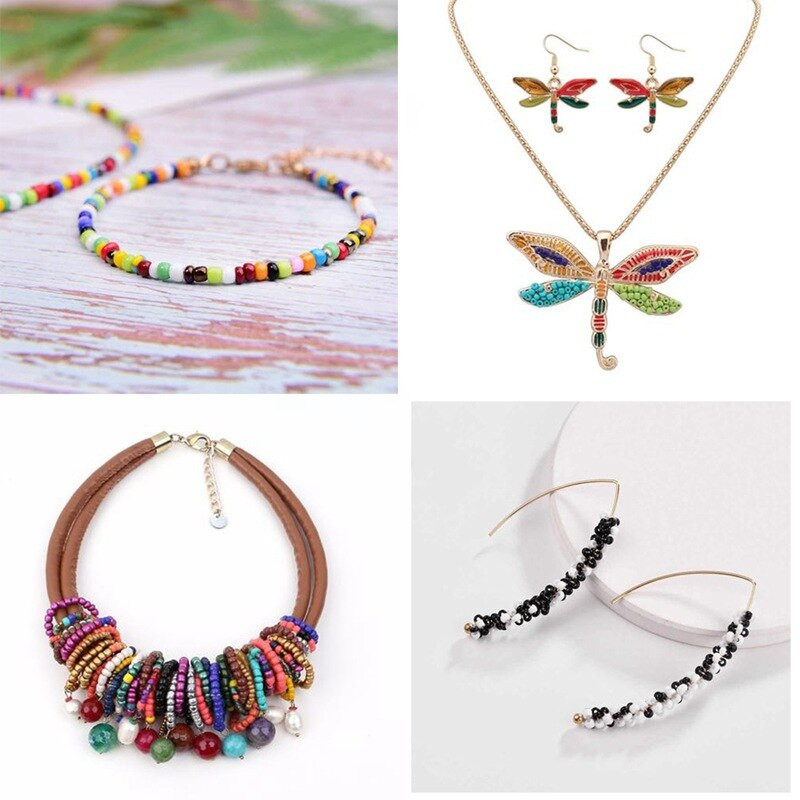 Jaunas 15g/partija 2mm 3mm 4mm krāsainas sērijas Charm čehu stikla sēklu krelles juvelierizstrādājumu izgatavošanai DIY rokassprādzes krelles aksesuāri