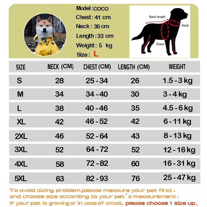 Veekindlad lemmikloomade koerte riided väikestele ja keskmistele suurtele koertele tuulekindel jope koertele vihmamantel koertele spordikapuutsid Joped Popa Perro S-5XL