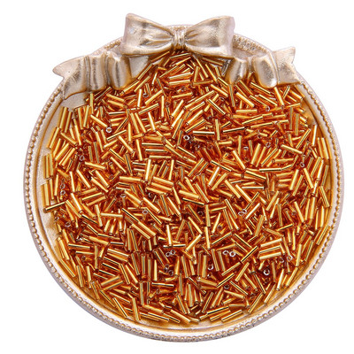 300 vnt. 7 mm sidabro pamušalas „Delica“ stiklo sėklų karoliukų vamzdelio tarpiklis, skirtas „pasidaryk pats“ papuošalams gaminti, siuvinėti, moteriškų drabužių priedai