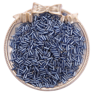 300 vnt. 7 mm sidabro pamušalas „Delica“ stiklo sėklų karoliukų vamzdelio tarpiklis, skirtas „pasidaryk pats“ papuošalams gaminti, siuvinėti, moteriškų drabužių priedai