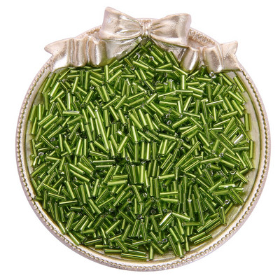 300 vnt. 7 mm sidabro pamušalas „Delica“ stiklo sėklų karoliukų vamzdelio tarpiklis, skirtas „pasidaryk pats“ papuošalams gaminti, siuvinėti, moteriškų drabužių priedai