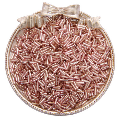 300 vnt. 7 mm sidabro pamušalas „Delica“ stiklo sėklų karoliukų vamzdelio tarpiklis, skirtas „pasidaryk pats“ papuošalams gaminti, siuvinėti, moteriškų drabužių priedai