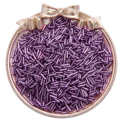 300 vnt. 7 mm sidabro pamušalas „Delica“ stiklo sėklų karoliukų vamzdelio tarpiklis, skirtas „pasidaryk pats“ papuošalams gaminti, siuvinėti, moteriškų drabužių priedai