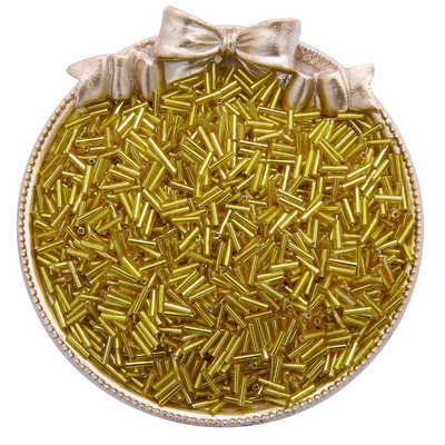 300 vnt. 7 mm sidabro pamušalas „Delica“ stiklo sėklų karoliukų vamzdelio tarpiklis, skirtas „pasidaryk pats“ papuošalams gaminti, siuvinėti, moteriškų drabužių priedai