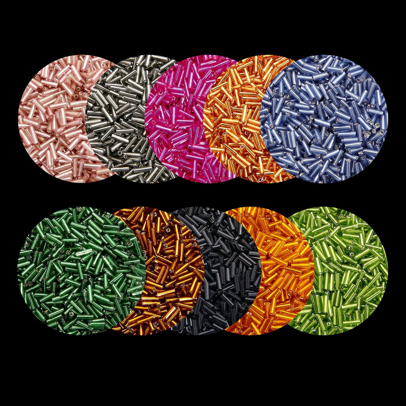 300 vnt. 7 mm sidabro pamušalas „Delica“ stiklo sėklų karoliukų vamzdelio tarpiklis, skirtas „pasidaryk pats“ papuošalams gaminti, siuvinėti, moteriškų drabužių priedai