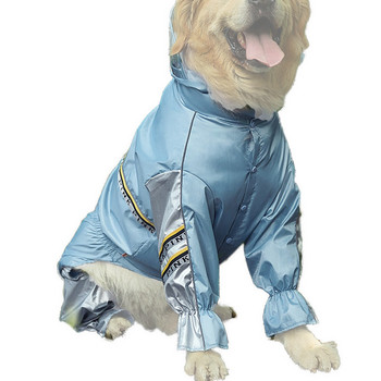 3-7XL Αδιάβροχο Αδιάβροχο Σκύλου Ρυθμιζόμενο Ελαφρύ Αδιάβροχο Ρούχα για Κατοικίδια Ζώο Αδιάβροχο με κουκούλα Poncho Heavy Rain Day Pet Coat