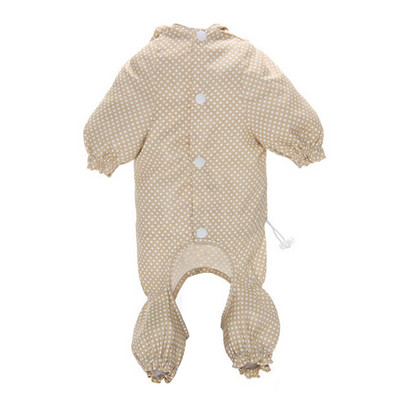 Lemmikloomad Koerariided Neljajalgse koera kutsikas Kapuutsiga vihmamantel Lemmikloom Armsad Veekindlad Joped Õues Lemmikloomade Vihmariided Kapuuts Rõivad Jumpsuit