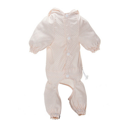 Lemmikloomad Koerariided Neljajalgse koera kutsikas Kapuutsiga vihmamantel Lemmikloom Armsad Veekindlad Joped Õues Lemmikloomade Vihmariided Kapuuts Rõivad Jumpsuit