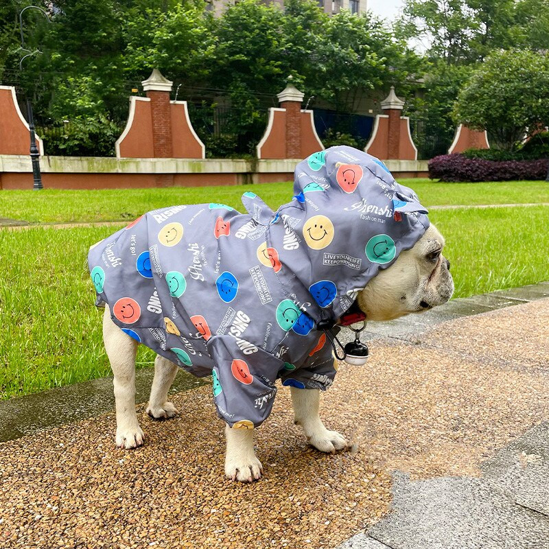 Mopso šuns lietpaltis Prancūzų buldogas Drabužiai nuo lietaus Striukė Šnauceris Pudelis Pet Neperšlampami Drabužiai Apranga Prancūzų šunų kostiumai Drabužiai